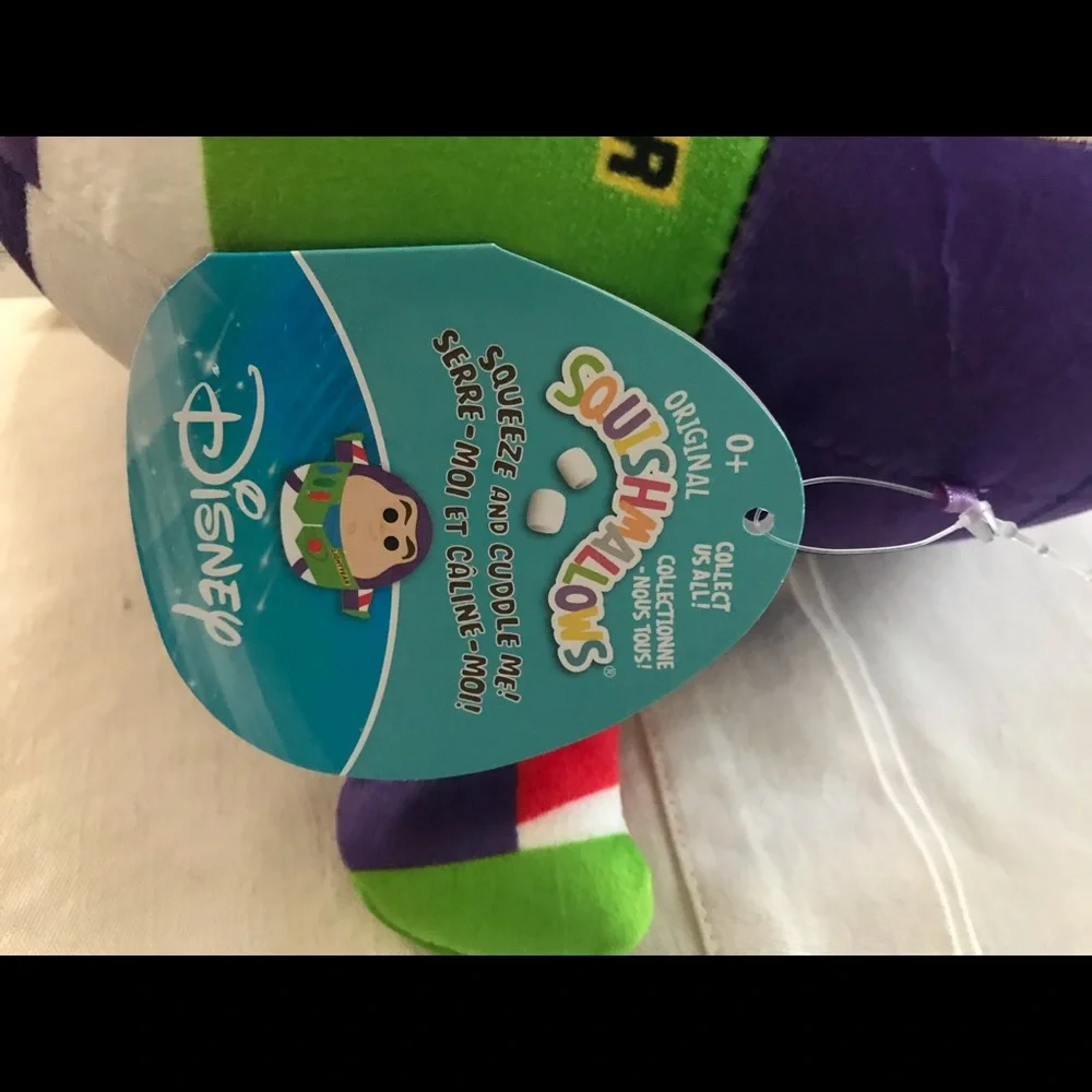 Disney Toy Story Buzz Lightyear 8” Squishmallow NWT - Picture 2 of 3